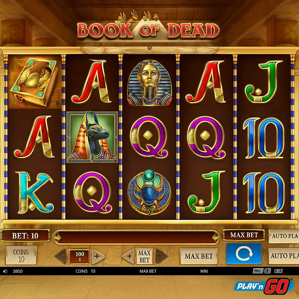MagicalSpin - Book of Dead Slot Game - Égypte Ancienne