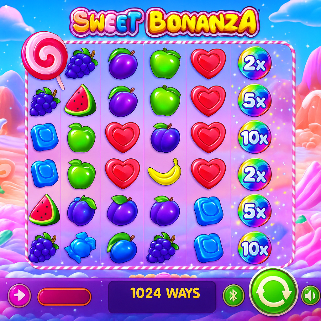 MagicalSpin - Sweet Bonanza Slot Game - Multiplicateurs Explosifs